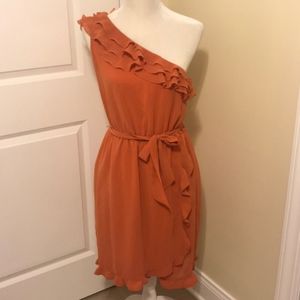 Jessica Simpson’s formal one strap dress